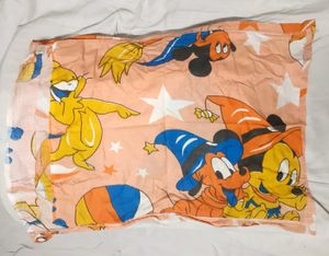 2 Pillow Covers Pink Orange Cartoon Pillows Cover