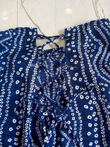 🆕 Viral Halter Neck Back Criss-crossneck Kurti 🎀