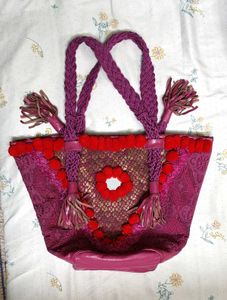 Shoulder Bag Structured Pink