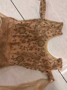 golden heavy cankin gown