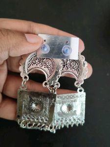 Black Metal Earrings