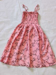Pink Floral Sundress