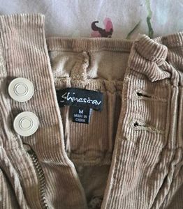 Shinestar Beige Mini Skirt