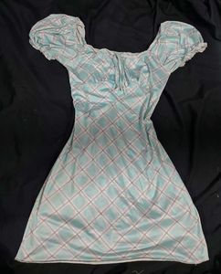 Checkered Mini Dress