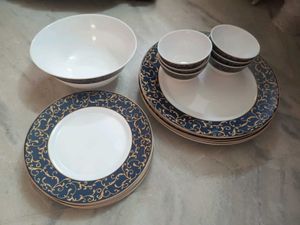 Dinnerware Set of 6 Bowl+6Big Plates+6 small plate