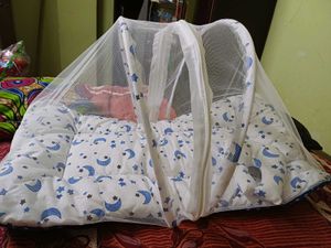Mosquito Net Bed & Carrier For Baby