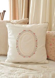 Hand Embroidered Cushion Cover