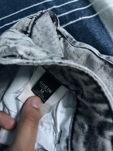 grey rough denim