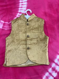 Gold Kids' Formal Vest