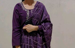 Elegant Purple Salwar Suit