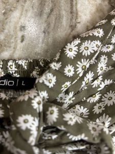 Floral Print Tie-Front Sundress