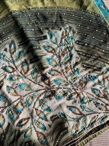 Heavy Sequins Saree
