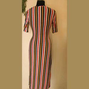 Zara Striped Maxi Dress