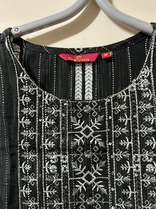 Black Embroidery Tunic