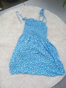 Blue Floral Sundress