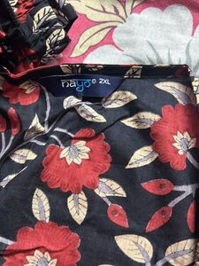 Pure Cotton Anarkali Kurti Plazo And Duppata