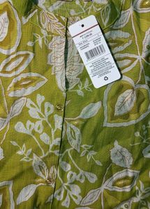 NEW 🥰Olive Green Floral Print Kurti💫