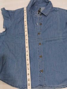 Denim Crop Top