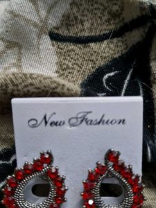 Oxidised Brand New Silver Earrings Jhumkas