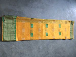 YellowSaree&amp; Green Bangles