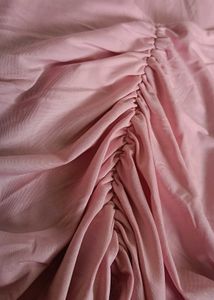Ruched Front Peach Crop Top