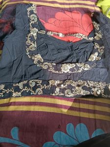 Lycra Blend Black Saree