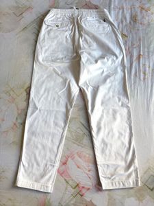 White Straight Leg Pants