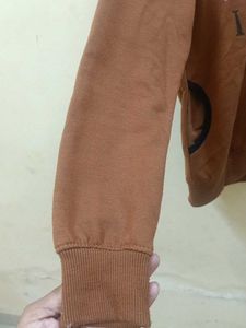 Cute Brown Graphic Hoodie