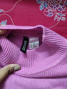 Pink Cropped Sweater
