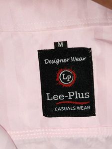 Pink Striped Button-Down Shirt