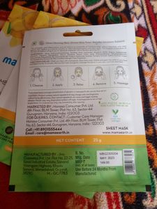 Mama Earth Ubtan Sheet Mask