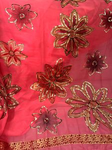 Wine Ride Party Wear Saree