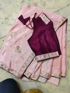 Combination Saree An Blouse Marvadi Style  🫴😍