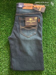 Men&#39;s Dark Blue Denim Jeans For Party Wear