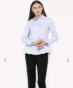 Park Avenue Blue Formal Shirt | NO COINS PLEASE