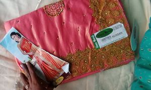 Designer Saree With Full Stone Work