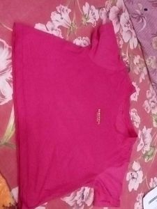 Zudio M Size Rosepink Crop top
