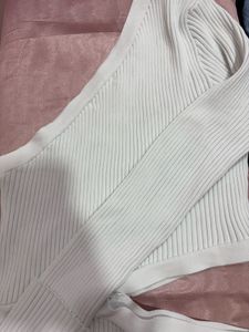 White Cut Out Body Con