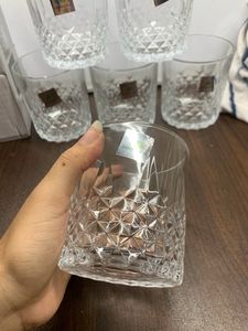 300ml Diamond Whiskey Glass Set Of 6