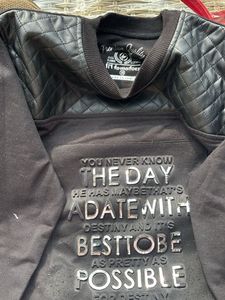 Branded Black Graphic Print Sweatshirt