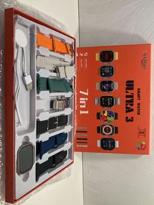 Smart Watch Ultra 3 7 In 1 Calling Working Watc
