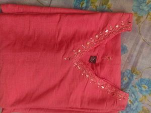 Peach Kurta