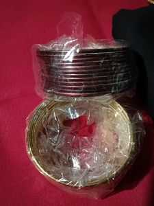 Metal Bangles With 2 Colours