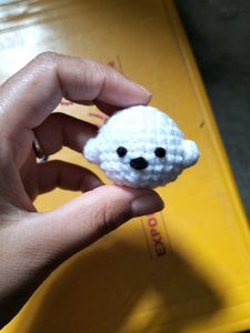 Crochet Dog Keychain