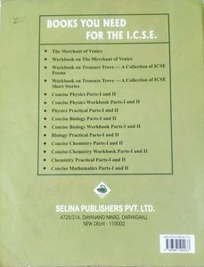 CONCISE CHEMISTRY ISC ICSE CLASS 10