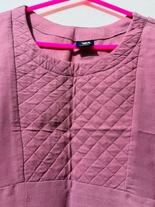 Set of Two Rose-Colored Kurtis