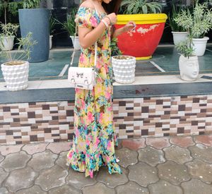 Off Shoulder Maxi Dress