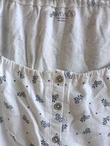 Off-shoulder White Top