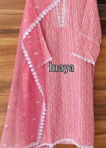 Baby Pink Suit With Dupatta