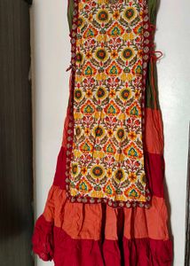 Boho Embroidered Patchwork Maxi Dress